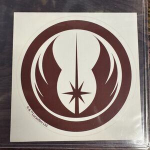 Star Wars Jedi Order Symbol Decal Sticker Movie Merchandise Crest Knight